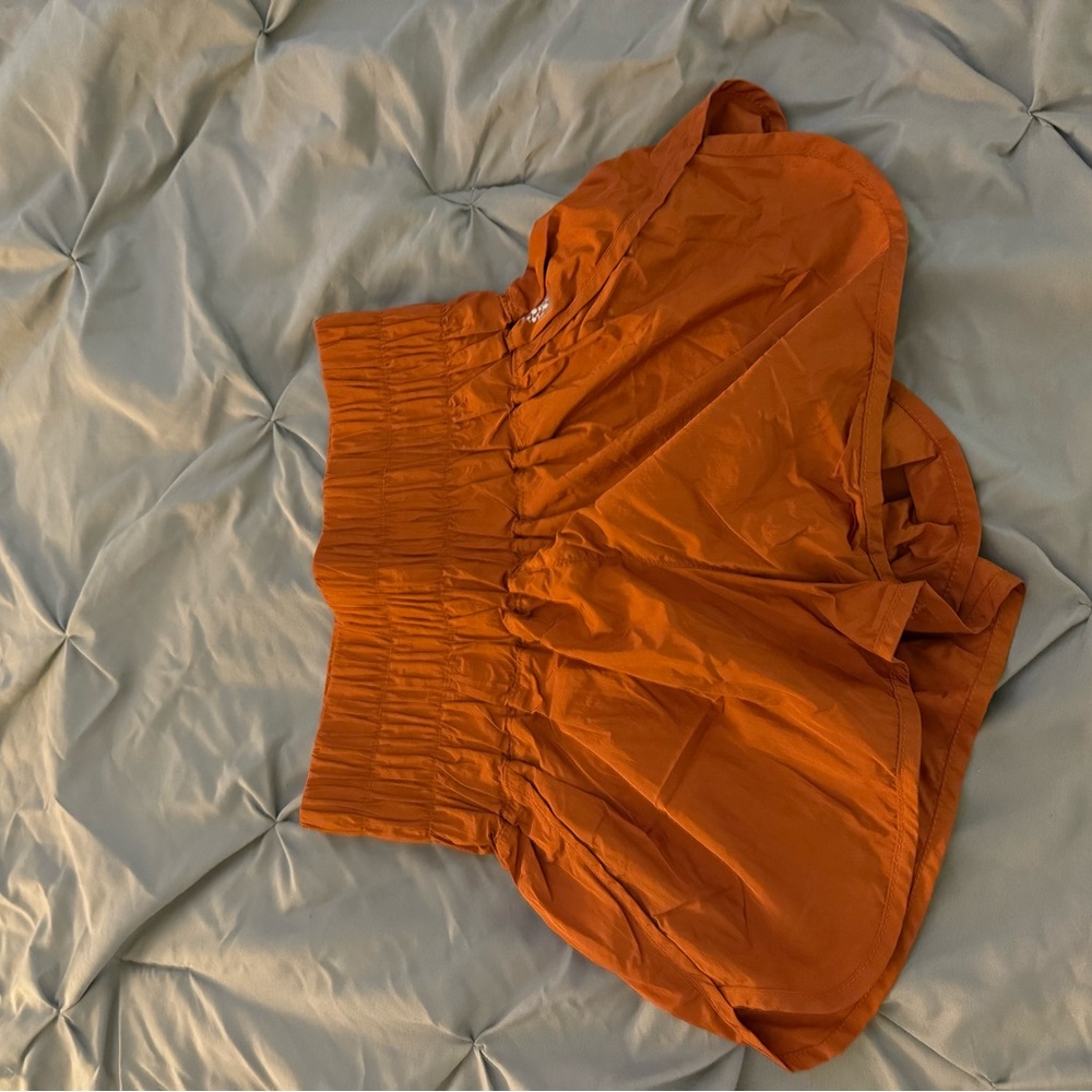 FP Movement by Free People The Way Home Shorts Burnt Orange Athletic Shorts